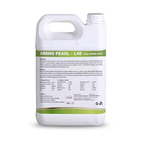 Janatha Agro-Amino Pearl L40 - Fish Amino Acid Liquid for Plants